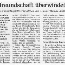 Offenburger Tageblatt - Aufführungsbericht vom 28. April 2005