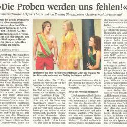 Offenburger Tageblatt - Vorbericht vom 16. Mai 2007