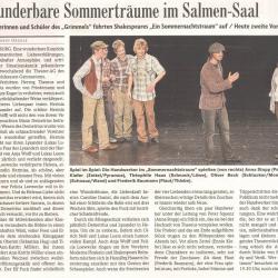 Badische Zeitung - Aufführungsbericht vom 18. Mai 2007