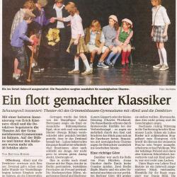 Offenburger Tageblatt - Aufführungsbericht vom 24. November 2008