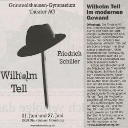Offenburger Tageblatt - Vorbericht vom 20. Juni 2008