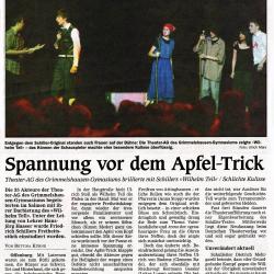 Offenburger Tageblatt - Aufführungsbericht vom 25. Juni 2008