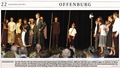 Badische Zeitung - Aufführungsbericht vom 1. Juli 2008