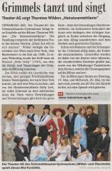 Badische Zeitung - Vorbericht vom 13. Mai 2009