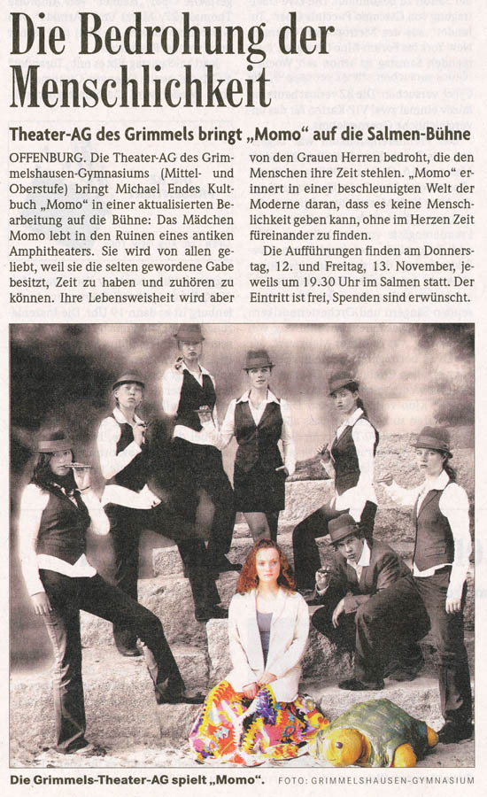 Badische Zeitung - Vorbericht vom 3. November 2009