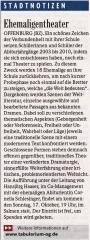 Badische Zeitung - Vorbericht vom 12. Oktober 2010