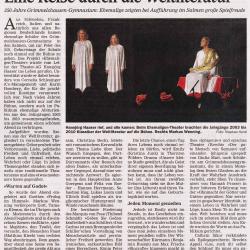 Offenburger Tageblatt - Aufführungsbericht vom 26. Oktober 2010