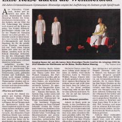 Offenburger Tageblatt - Aufführungsbericht vom 26. Oktober 2010