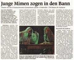 Cinderella 2011 - OT Auffuehrungsbericht 4. Nov. 2011