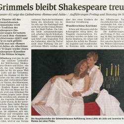 Romeo und Julia - OT Vorbericht 24.5.2011