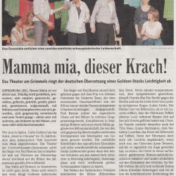 BZ Auffuehrungsbericht 26 November 2011