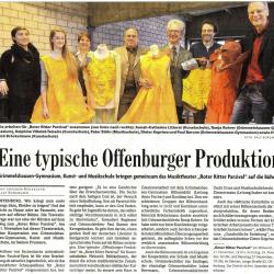 Roter Ritter Parzival - BZ Vorbericht vom 7. November 2012