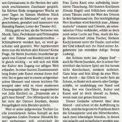 Moliere Der Buerger als Edelmann - BZ-Auffuehrungsbericht vom 12. November 2013