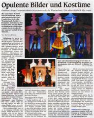 Alice im Wunderland - OT Auffuehrungsbericht vom 5. Dez. 2014