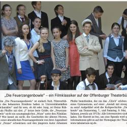 Spoerl Die Feuerzangenbowle - STAZ Vorbericht vom 6. Mai 2015