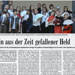 Don Quijote 2015 - BZ Vorbericht vom 18. November 2015