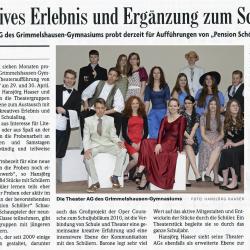 Pension Schoeller - BZ Vorbericht vom 18. April 2016