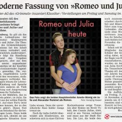 2017 Romeo und Julia heute