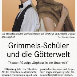 Orpheus in der Unterwelt - STAZ Vorbericht vom 23. Mai 2018