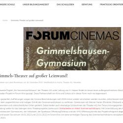 Ankündigung Grimmels-Homepage Dez 2022