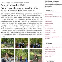 Dreharbeiten im Wald: Sommernachtstraum wird verfilmt! – Grimm