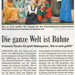 Badische Zeitung - Vorbericht vom 7. Mai 2010