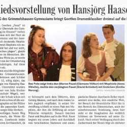 Faust - BZ Vorbericht vom 9. Mai 2019